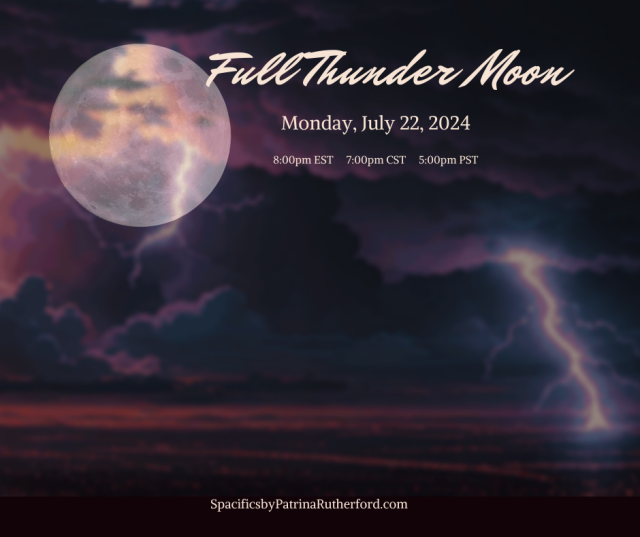 The enchanting  Full Thunder Moon is a celestial wonder which occurs in the peak of summer. 